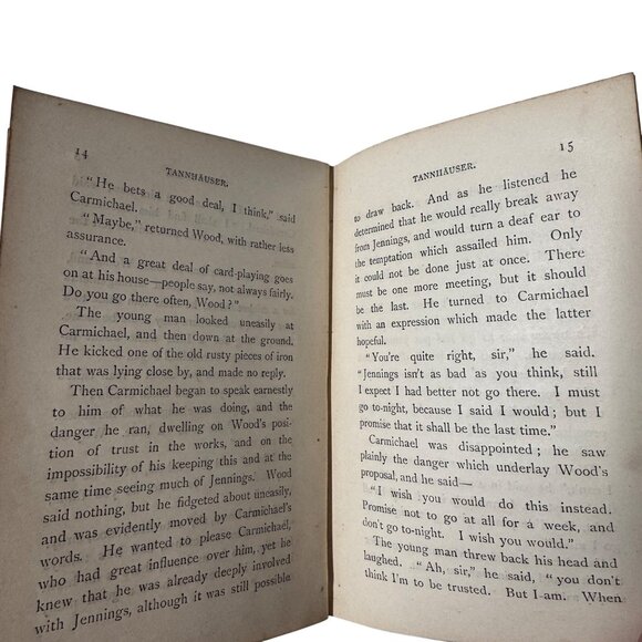 A Modern Tannhauser & The Bridge Hon. Mrs. Arthur Lyttelton Hardcover Book 1893 - Picture 11 of 16